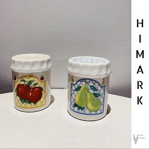 RARE Vintage 80s Himark Salt and Pepper Shakers